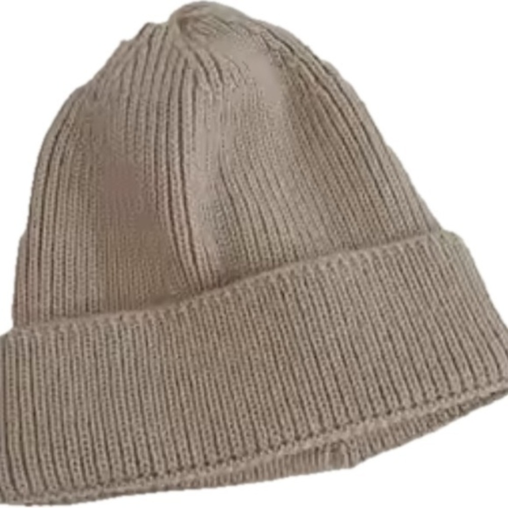New soft, warm toddler’s beanie cap khaki color